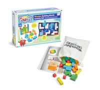 Learning Resources Numberblocks MathLink Cubes - Coffret Activités 1 à 10 - 100 Pièces à Emboîter - Enfant 3 Ans
