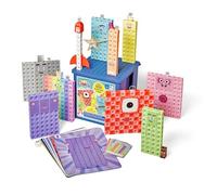 Learning Resources Numberblocks MathLink Cubes Héros avec Zéros, 10 à 100 | Construisez de 10 à 100 avec les cubes emboîtables et découvrir les dizaines, les centaines et compter de 10 en 10 en jouant