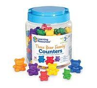 Learning Resources Ours à Compter et Trier, Jeu Éducatif dès 3 Ans | Comptez, triez et créez des suites avec 96 ours colorés pour développer la logique, le calcul et le sens des nombres