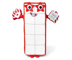 Learning Resources Peluche Numberblock Dix Compagnon de Jeu, Collection de Peluche Originale de la Série TV, Jouet Câlin et Éducatif, Grande Taille, Cadeau Garçons et Filles, Âges 18 Mois+, 2 3 4 Ans