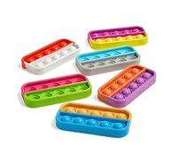 Learning Resources Grilles de dix cases sensorielles à bulles (jeu de 6), grilles de dix cases pour les maths, jouet sensoriel à bulles, jouets de motricité fine, bulles à enfoncer pour compter