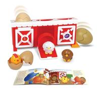 Learning Resources Poulailler Cache-Cache Peeksville, Jouet Éducatif pour Développer la Motricité et la Résolution de Problèmes, Jeu de Mémoire. Montessori Bébé 18 Mois Garçon et Fille 1 2 3 Ans +