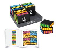 Learning Resources Puzzle Brainometry Cubes, 40 Défis de Réflexion, Jeu de Fidget Intelligent, Pivoter, Twister, Développe la Pensée Critique, Jeu de Voyage, 1 Joueur, 5 Pièces, Garcon et Fille 5 6+