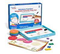 Learning Resources Rainbow Fraction Kit Magnétique avec Plateau d’Activités