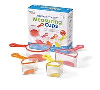 Learning Resources Rainbow Fraction Lot de 4 tasses à mesurer