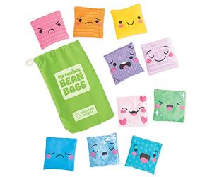 Learning Resources Sacs de fèves Mes émotions, aident Les Enfants à Comprendre Les émotions et à Les exprimer par Le Jeu, à partir de 3 Ans