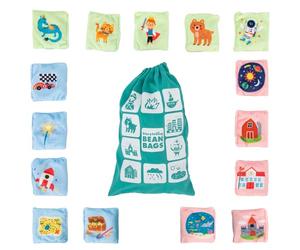 Learning Resources Sacs de fèves pour Apprendre à raconter des Histoires, Sacs tactiles à Lancer, Sacs sensoriels à Texture de Jouet Anti-Stress, ressources de Classe, Jeux de vocabulaire, dès 3 Ans