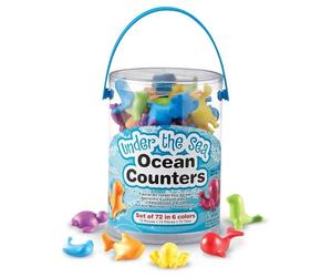 Learning Resources Seau de 72 créatures Marines Under The Sea à Compter