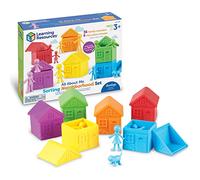 Learning Resources Set du Quartier All About Me - Jeu éducatif de tri et d’Association - 36 Figurines + 6 Maisons - Dès 3 Ans