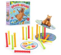 Learning Resources Snack Or Splash Jeu de motricité Fine pour Enfants 4 Ans avec Cora Le Capybara - Jeu d’équilibre et d’Association de Couleurs
