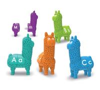 Learning Resources Snap-n-Learn Lettre lamas, ABC précoce, reconnaissance précoce de l'alphabet, jouet moteur fin, à partir de 18 mois