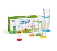 Learning Resources Cylindres gradués Starter Science, matériel de Laboratoire Scientifique pour Enfants, Jouets de Mesure pour Enfants, kit de Chimie pour Enfants, matériel Scientifique Scolaire, 3+
