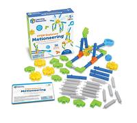 Learning Resources STEM Explorers Motioneering, 8 défis STEM, Construire Un Moulin à Vent, Une catapulte et Un Pendule, Jouet de Construction, Jouet d'ingénierie pour Les 5 Ans et Plus