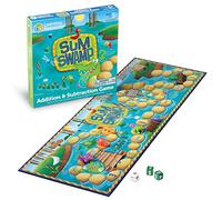 Learning Resources Sum Swamp Jeu Additions et Soustractions, Dès 5 Ans | Lancez les dés de chiffres et d'opérations pour créer des équations et développer les compétences en calcul mental