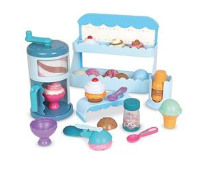 Learning Resources Swirly Scoops Ice Cream Shoppe LER9278, Dès 2 Ans, Jeu de Marchande Glaces, Motricité Fine & Couleurs, Machine à Glace et Garnitures