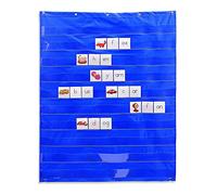 Learning Resources Tableau à Poche Standard Enseignant Organisateur Mural | Organisez aisément les cartes, images et supports pédagogiques avec 10 pochettes transparentes pour les activités collectives