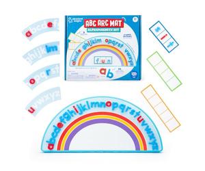 Learning Resources Tapis Arc ABC AlphaMagnets pour Enfants, Aimants Alphabet, Tableau D’Apprentissage Lettres