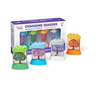 Learning Resources Tubes Sensoriels Changement des Saisons, Dès 3 Ans, Jeu de 4 Tubes Sensoriels Apaisants, Apprentissage de la Météo et des Émotions pour Enfants