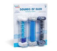 Learning Resources Tubes sensoriels Les Sons de la météo, Jouets Mixtes, Jouet à Manipuler apaisant, 3 Sons, Neige, Pluie et Orage, dès 3 Ans