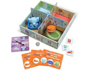 Learning Resources Un éléphant dans la pièce, Jeu pour Les Mots de Position, Jeu éducatif pour Enfants, Jeux de société pour Enfants, dès 4 Ans