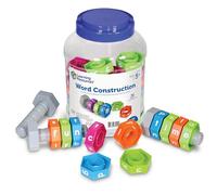 Learning Resources Word Construction, Jeu Éducatif, à partir de 5 Ans, Mots, Lettres, langage, compétences de Phrases, préscolaire, Jouets éducatifs d’Apprentissage