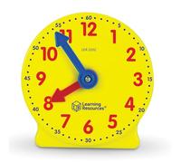 Learning Ressources Mini Horloges Big Time - Lot de 6 Horloges Mécaniques à Code Couleur - Apprentissage de l’Heure pour Enfants dès 5 Ans - Idée Cadeau Éducatif