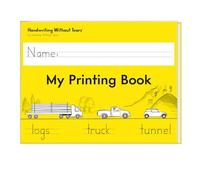 Learning Without Tears - My Printing Book Student Workbook, Current Edition - Manuscrit Without Tears Series - Livre d'écriture de 1ère année - Lettres, cours d'arts de langue - Pour l'école ou la