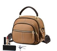 LearnLyrics À Bandoulière En Cuir PU - Fourre-tout De Grande Capacité Pour Femme, De Voyage Polyvalent Avec De Nombreux Compartiments | À Bandoulière Sûr Pour Le Travail, Les Voyages Et La Vie Quo