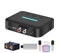 LearnLyrics Adaptateur pour Voiture | Convertisseur Plug-and-Play Réduction du Bruit - Radio De Voiture sans Fil,pour Amélioration Stéréo Musique de Conduite Camion Tableau de Bord SUV