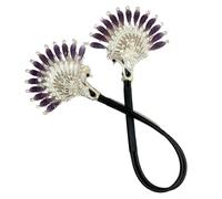 LearnLyrics Alloy Hair Bun Shaper, Hair Bun Maker Twist | Hair Curler Femmes Femmes Bun Maker | Afficher les ailes anges pour les débutants pour les débutants en épingle à cheveux pour la