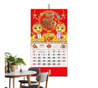 LearnLyrics Calendrier du Nouvel An lunaire 2025, calendrier chinois | Calendrier mural du Nouvel An lunaire 2025, calendrier quotidien chinois, accessoires de fête de printemps, calendrier mensuel
