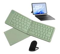 LearnLyrics Clavier Pliant - Clavier Portable Pliable - Clavier Pliant Ultra Slim Portable pour La Plupart des Tablettes, Ordinateurs Portables Et Smartphones, Prends en Charge 3 Appareils