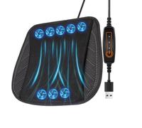 LearnLyrics Coussin de refroidissement pour siège de voiture adulte : coussin en maille respirante, design confortable assis, coussin portable, installation facile | Choix de conduite