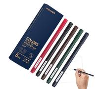 LearnLyrics Ensemble De Plume Morandi - Collection De Neutres Macaron 5 Pièces, Papeterie D'écriture À Flux D' Lisse, Design De Couleur Élégant | Ensemble De Gel À Séchage Rapide, Pour