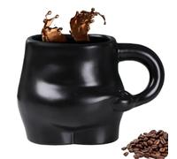 LearnLyrics Fat Belly Tasse de petit-déjeuner, Tasse à café Fat Belly, Tasse à café unique en céramique Body Art | Tasse à café/thé unique de 320 ml, vaisselle mignonne pour la fête des mères