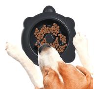 LearnLyrics Gamelle pour chat - Alimentation lente - Bol d'alimentation lente pour chaton - Bol d'alimentation anti-gulping en forme de tortue - Pour l'énigme d'une alimentation saine pour chien