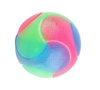 LearnLyrics Giocattolo Squeaky per Cani - Palla Luminosa LED Con Lampeggianti, Design Interattivo Attivato dal Rimbalzo | per Cuccioli e Gatti Con Gioco Notturno e Divertimento