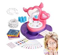 LearnLyrics Kit d'ongles pour , kits d'ongles pour ,Kit de faux ongles pour filles mignonnes | Ensemble de manucure pour filles, Kits de décoration d'ongles imperméables pour de plus de 3 ans