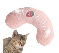 LearnLyrics Lot de 1/3 oreillers apaisants pour chat - Oreiller en forme de U pour chien - Coussin confortable pour le cou pour chien | Coussin de cou pour animal domestique - Oreiller apaisant pour