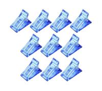 LearnLyrics Lot de 10 pinces à ongles en gel poly - Pince à ongles en gel - Forme d'extension - Pince d'extension légère - Outil de manucure pour façonner les ongles - Extension d'ongles