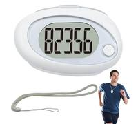 LearnLyrics Pas Counter to Walk Podomètre 3D avec Clip et câble pour Personnes âgées avec Une Erreur avec Erreur, Marche, intérieur et extérieur