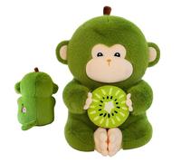 LearnLyrics Peluche Singe De Dessin Animé - Jouet en Peluche Doux De 30 Cm, Oreiller Animal Câlin, Coussin Décoratif Mignon, Compagnon De Jeu Moelleux | Animal en Singe Doux pour, Chambre À Couche