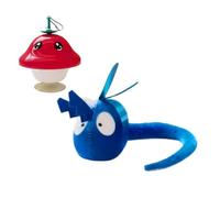 LearnLyrics pour Chat Oiseau Gazouillant - en Peluche Réaliste À Ventouse, pour Oiseau Activé Au Toucher avec Remplissage D' À Chat, Module Sonore | Activité Active pour L'entraînement des