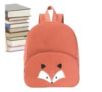 LearnLyrics Sac à dos ours pour filles - Sac à dos tendance pour la maternelle | Sac à dos d'école multi-poches pour enfants, garçons et filles, Marron renard, Refer to description