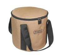 LearnLyrics Sac de rangement de camping - Organiseur de casseroles portable, pochette de rangement pour ensemble de cuisine | Sacs de voyage durables à fermeture éclair, seau multifonction avec poche