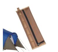 LearnLyrics Sac de rangement pour piquets de tente de camping | Poche étanche et résistante perforations pour piquets de camping pour une utilisation en extérieur, marron, Refer to description,