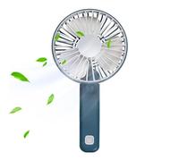 LearnLyrics Ventilateur portable | Ventilateur personnel rechargeable avec chargement USB - Ventilateur portable créatif pour temps chaud, voyage, utilisation en intérieur