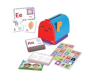 Learnng Resources Boîte aux Lettres d'apprentissage de l'alphabet, Jeu d'alphabet et de réflexion Amusant, Jeu d'association ave Les Lettres, Jeu de boîte aux Lettres, Jouet éducatif dès 4 Ans