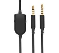 Learsoon A40 Inline Mute Volume Control Cable Fit for Astro A10 and A40 Headsets Cord Lead Compatible with Xbox One Play Station 4 PS4 Smartphone Audio Cable (Black)