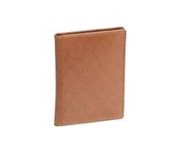 LEAS Porte-Cartes, Cuir véritable, Cognac Card-Collection''